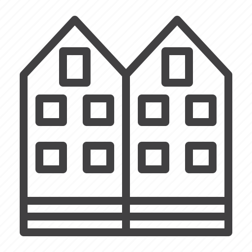 Neighborhood, house, residential, apartment icon - Download on Iconfinder