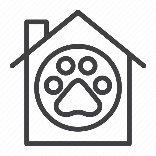 Pet, house, animal, home, paw icon - Download on Iconfinder