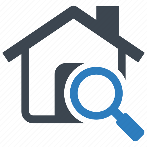 Real estate, home, house, search, find icon - Download on Iconfinder
