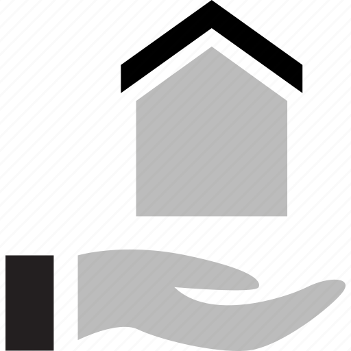 Estate, hand, home, house, real, realtor icon - Download on Iconfinder