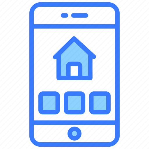 Mobile estate app, apps, mobile, online estate, house icon - Download on Iconfinder