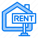 rent, home, house