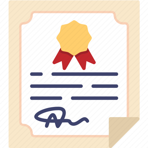Diploma, certificate, certification, degree, licence icon - Download on Iconfinder