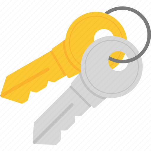 Keys, home, house, saftey, pair icon - Download on Iconfinder