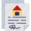 property, document, contract, file, home, house, real, estate 