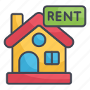 rent, house, construction