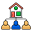 estate, agent, broker, home, property, dealersimple, icon 