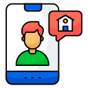 mobile, estate, chat, communication, conversation, discussion, negotiation