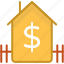 dollar, home, house for sale, property, property value 