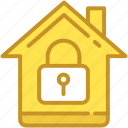 house insurance, house security, lock, locked house, real estate