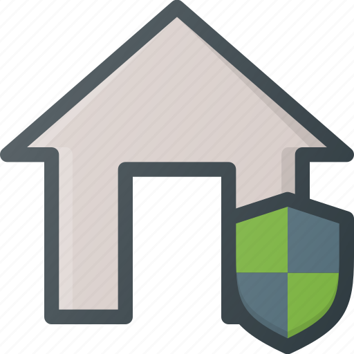 Apartment, home, house, insurance, protect, real, setate icon - Download on Iconfinder