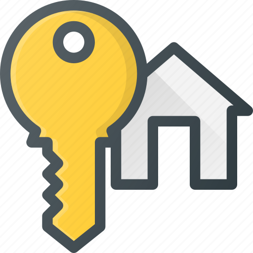 Apartment, home, house, key, real, setate icon - Download on Iconfinder