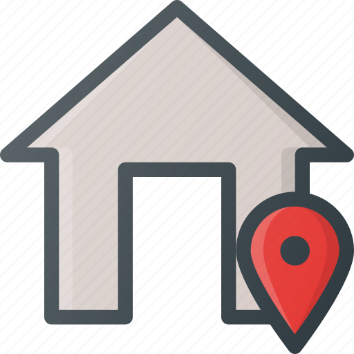 Apartment, geolocation, home, house, location, real, setate icon - Download on Iconfinder