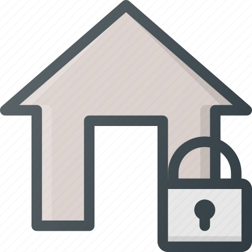 Apartment, home, house, lock, real, setate icon - Download on Iconfinder