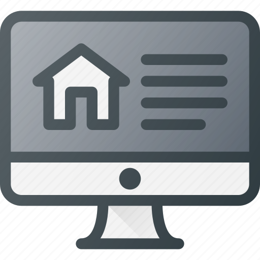 Home, house, online, real, setate icon - Download on Iconfinder
