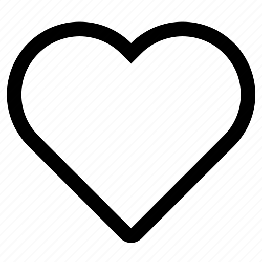 Heart, love, relationship, single icon - Download on Iconfinder