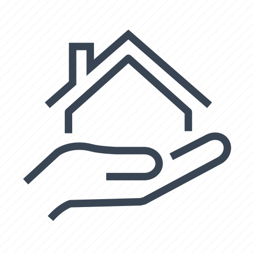Agent, hand, house, real estate, realtor icon - Download on Iconfinder