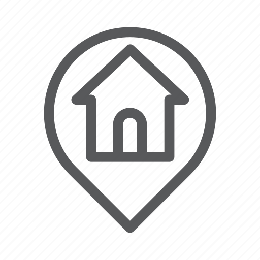Building, construction, house, locate, real estate icon - Download on Iconfinder