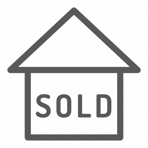 Building, construction, real estate, sold icon - Download on Iconfinder