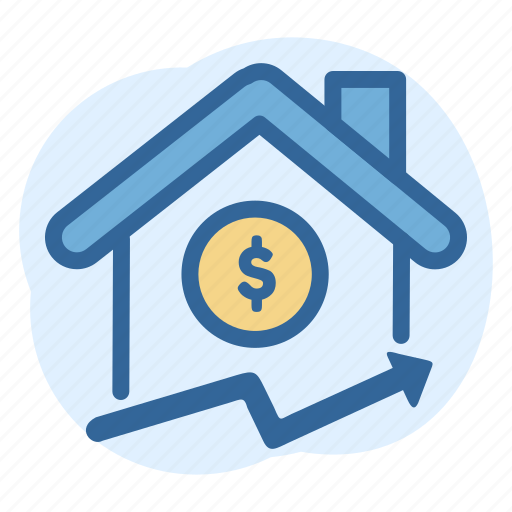 Business, estate, house, price, real, up icon - Download on Iconfinder