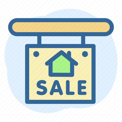 Business, estate, house, real, sale, sign icon - Download on Iconfinder