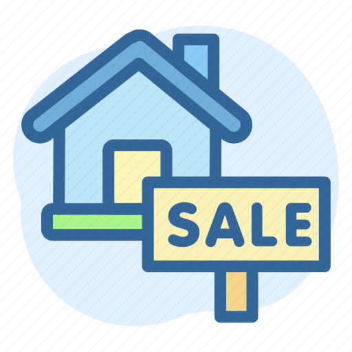 Business, estate, property, real, sale, sign icon - Download on Iconfinder
