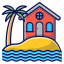 building, house, beach, rent, vacation 