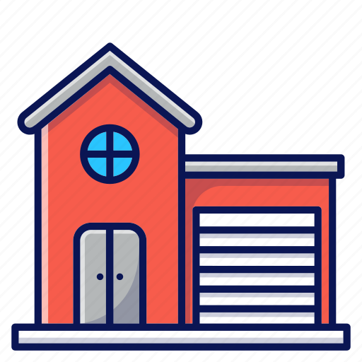 Garage, property, house, home icon - Download on Iconfinder