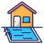home, real estate, property, pool, house 