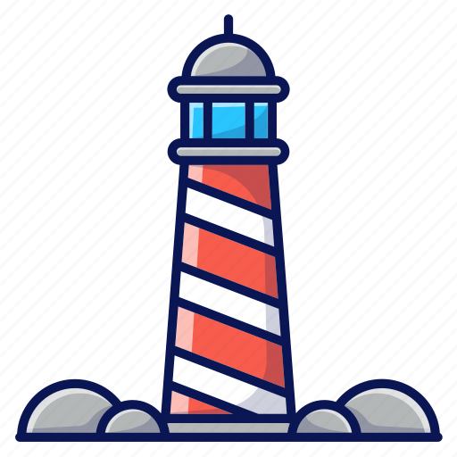 Building, house, sea, light icon - Download on Iconfinder