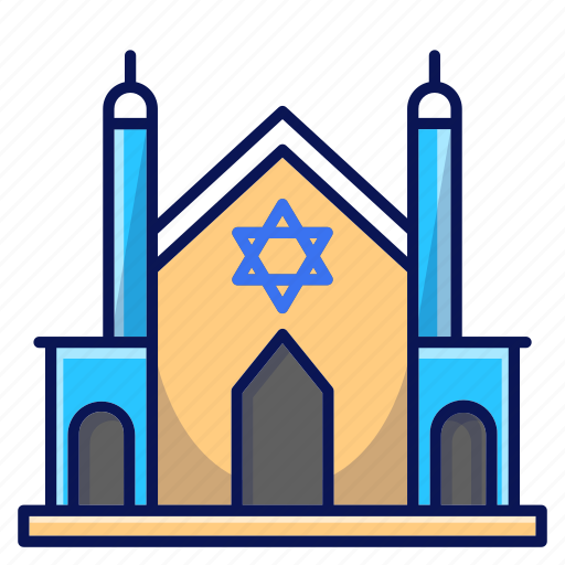 Building, jewish, synagogue, religious, religion icon - Download on Iconfinder