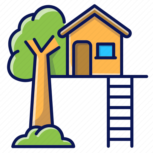 Home, tree, children, house icon - Download on Iconfinder