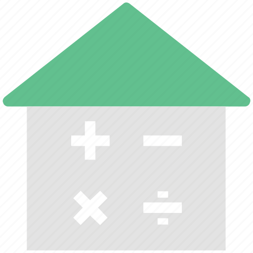Arithmetic, home, house, hut, mathematical icon - Download on Iconfinder