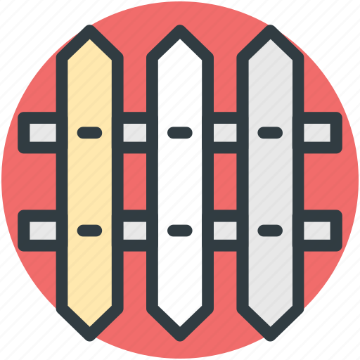 Barricade, fence, palisade, railing, wooden palisade icon - Download on Iconfinder