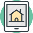 home, mobile screen, online mortgage, online navigation, online real estate