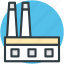 chimney, factory, industrial, industry, nuclear plant 