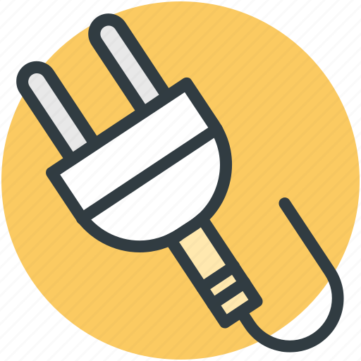 Electric plug, electricity, electronic equipment, plug in, power cord, power plug, voltage icon - Download on Iconfinder
