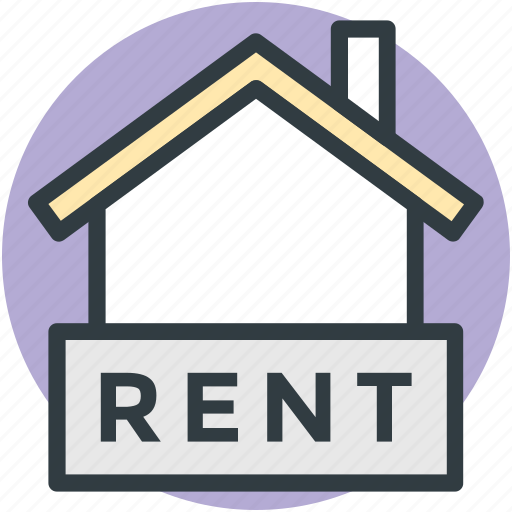 House, real estate, relocation, rent sign, rental concept icon - Download on Iconfinder