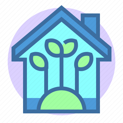 Eco, estate, green, home, plant, property icon - Download on Iconfinder