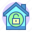 estate, home, property, secure, unlock 