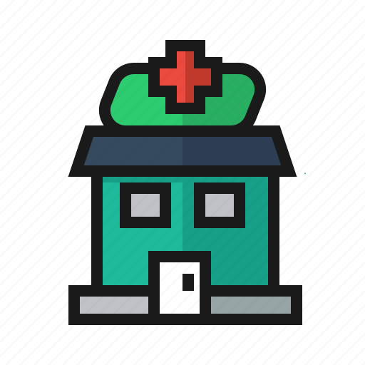Clinic, health, hospital, medical, building, healthcare, medicine icon - Download on Iconfinder