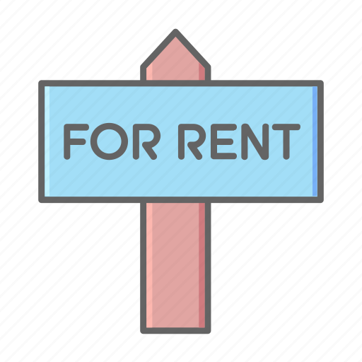 Board, estate, home, house, real, rent, sign icon - Download on Iconfinder
