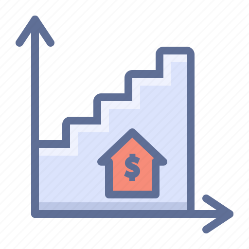 Price, price increase, real estate icon - Download on Iconfinder
