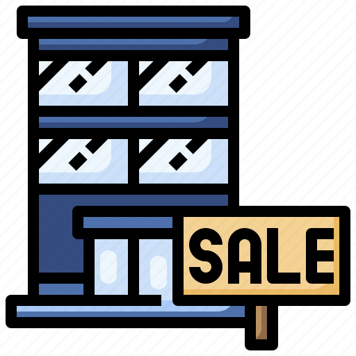 Apartment, real, estate, sale, building icon - Download on Iconfinder