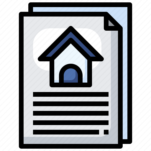 Mortgage, contract, document, arragement, file icon - Download on Iconfinder