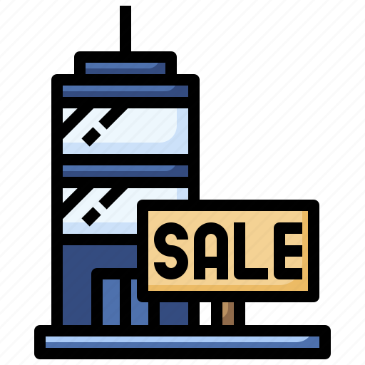 Sale, real, estate, uilding, offic, rental icon - Download on Iconfinder