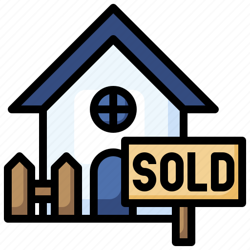 Sold, hou, real, estatese, home icon - Download on Iconfinder