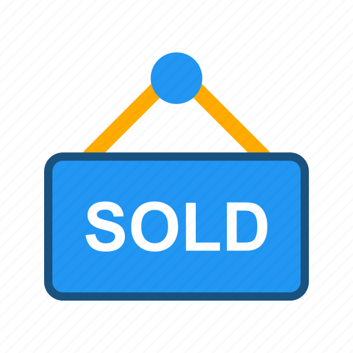 Sold, real estate, sign icon - Download on Iconfinder