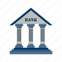 bank, banker, building 