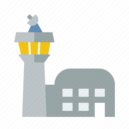 Airport, flight, fly, travel, building, vacation, transport icon - Download on Iconfinder